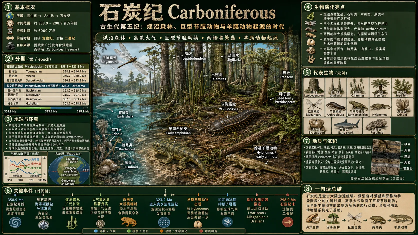 石炭纪信息图