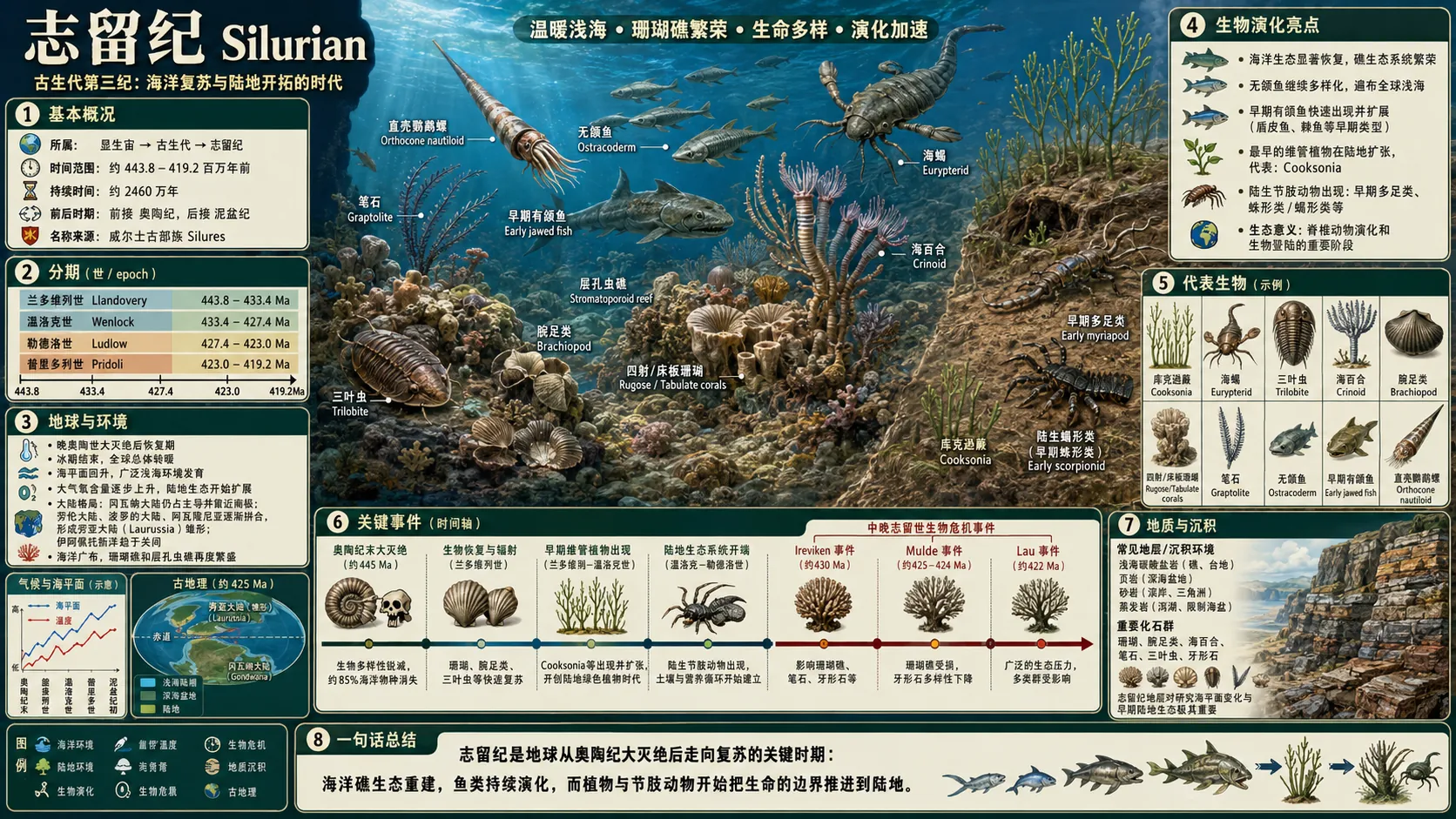 志留纪信息图